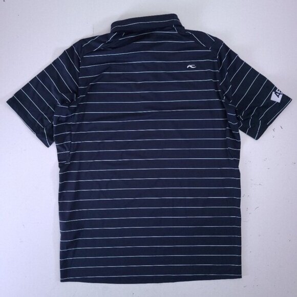 KJUS Zach Johnson Navy Masters Golf Pro Polo Tour Shirt Size S - Picture 2 of 9